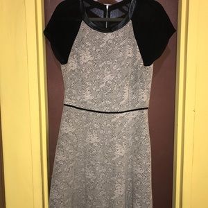 Rebecca Taylor Floral Textured Classic Dress